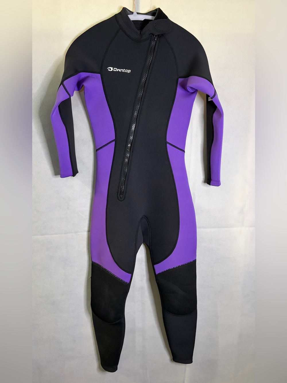 Women's Purple & Black Full Wetsuit - Front Zip